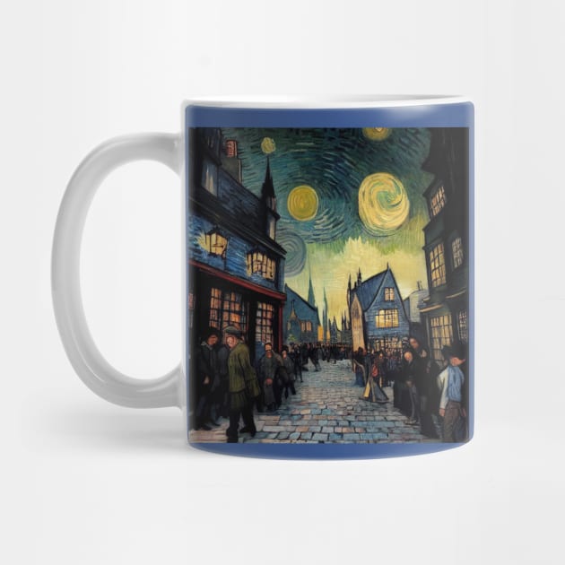 Starry Night in Diagon Alley by Grassroots Green